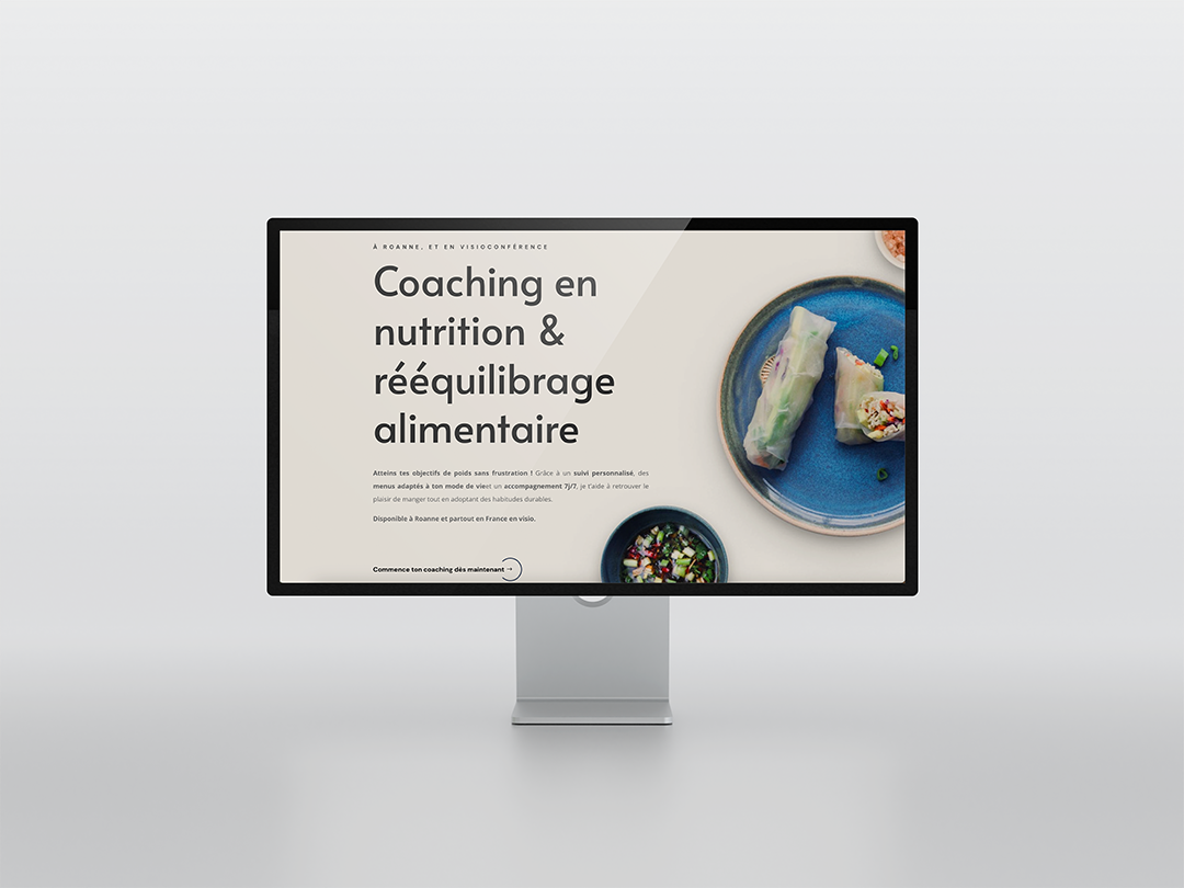 Site web Les menus équilibrés d'Émilie